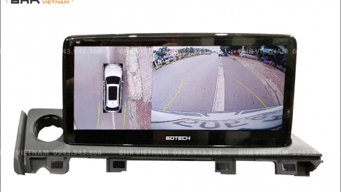Màn hình DVD Android liền camera 360 xe Mazda 6 2018 - nay | Gotech Mazda 360 Limited